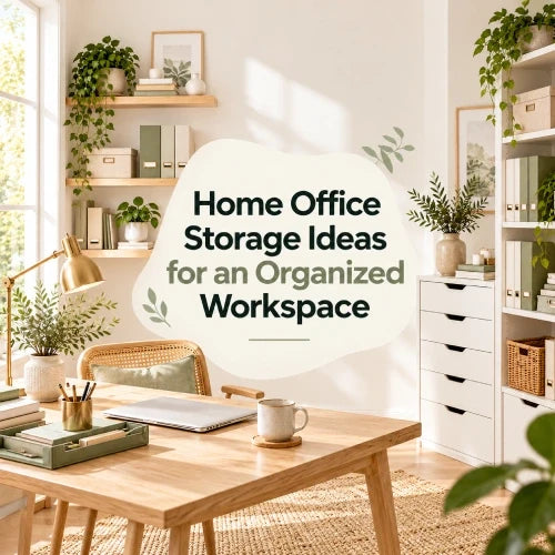 Home Office Storage Ideas for an Organized Workspace