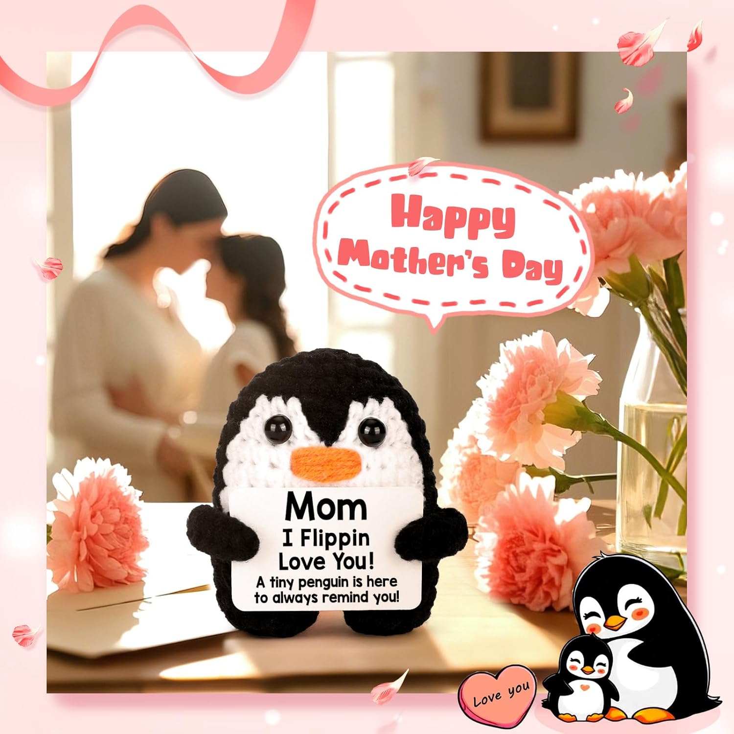 Mother & Daughter Handmade Keepsake Gift – Emotional Birthday Gift for Mom from Daughter | Mother’s Day Heartfelt Appreciation Present