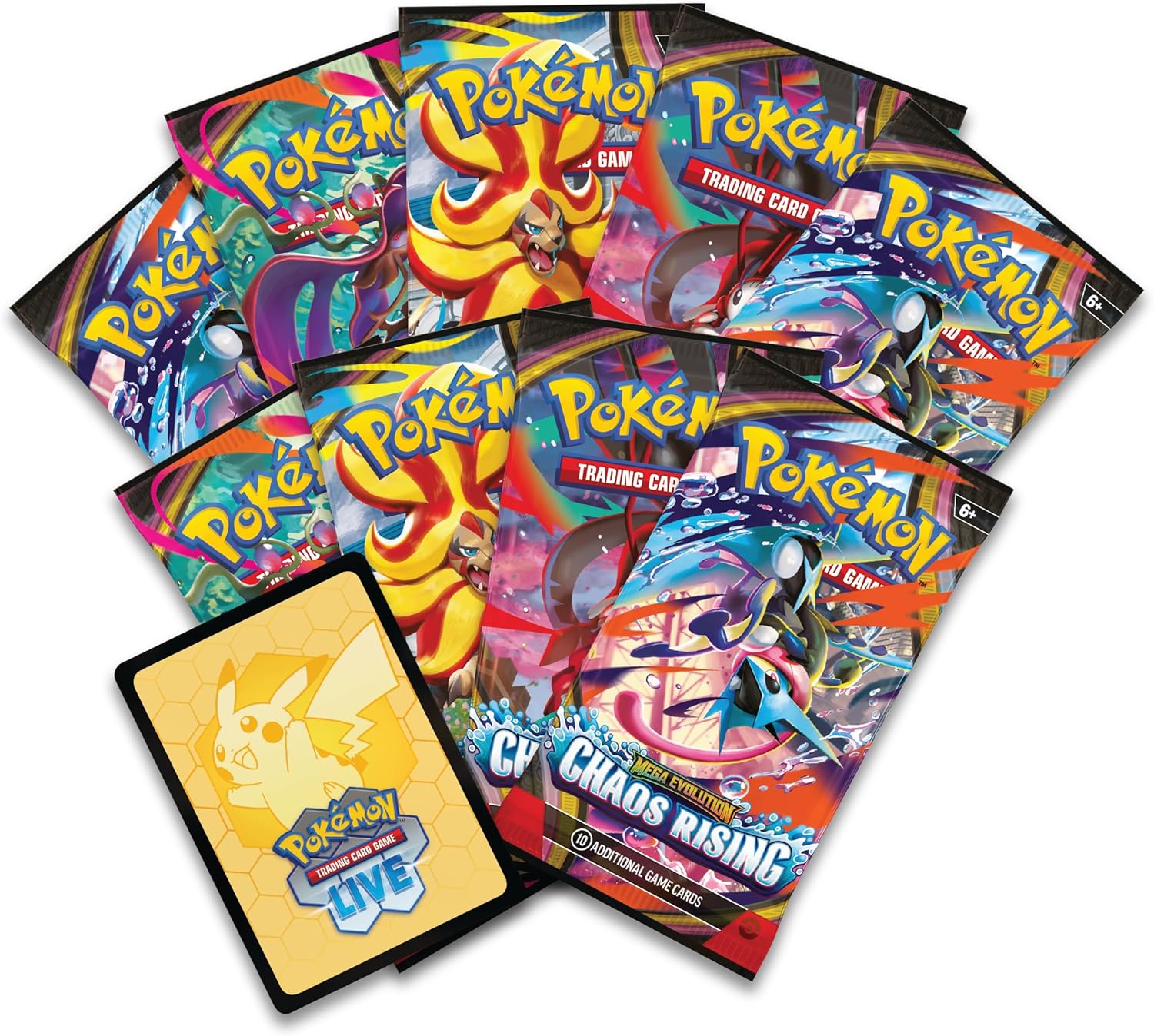 Pokémon TCG: Evolution – Chaos Rising Trainer Box | Booster Packs, Exclusive Accessories & Collectible Cards