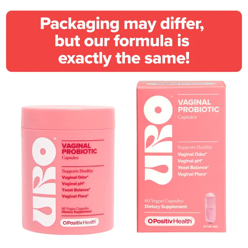 URO Women’s Probiotics – 60 Count | Lactobacillus + Prebiotics for Digestive & Urinary Health