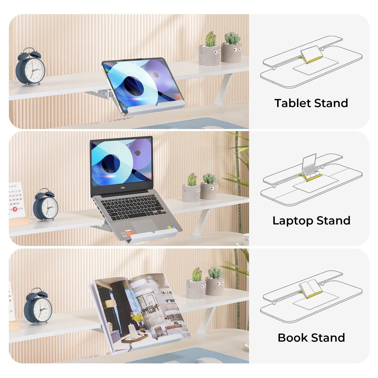 Electric Standing Desk with Drawers | Adjustable Sit-Stand