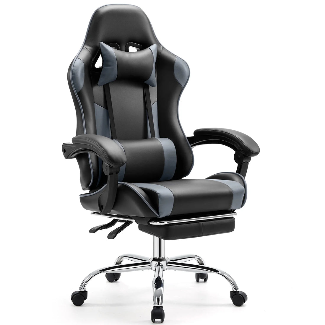 Red Ergonomic Gaming Chair with Lumbar Support