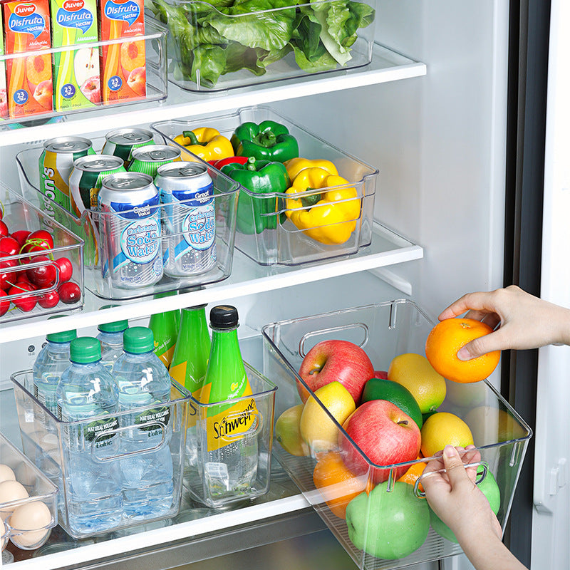Multi-Purpose Clear Acrylic Storage Bins for Home Organization