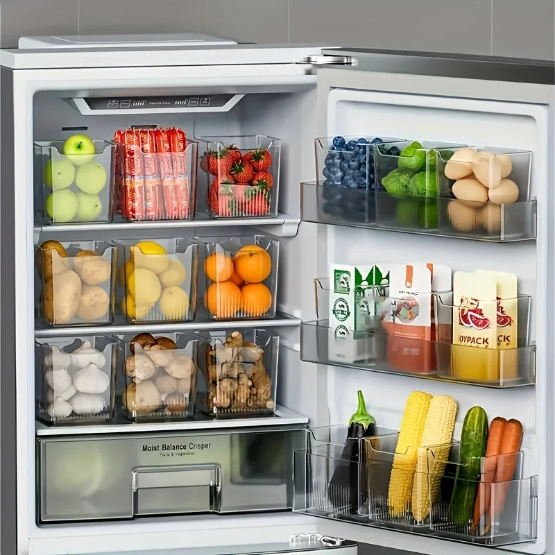 3Pcs Space-Saving Refrigerator Side Door Organizer Set