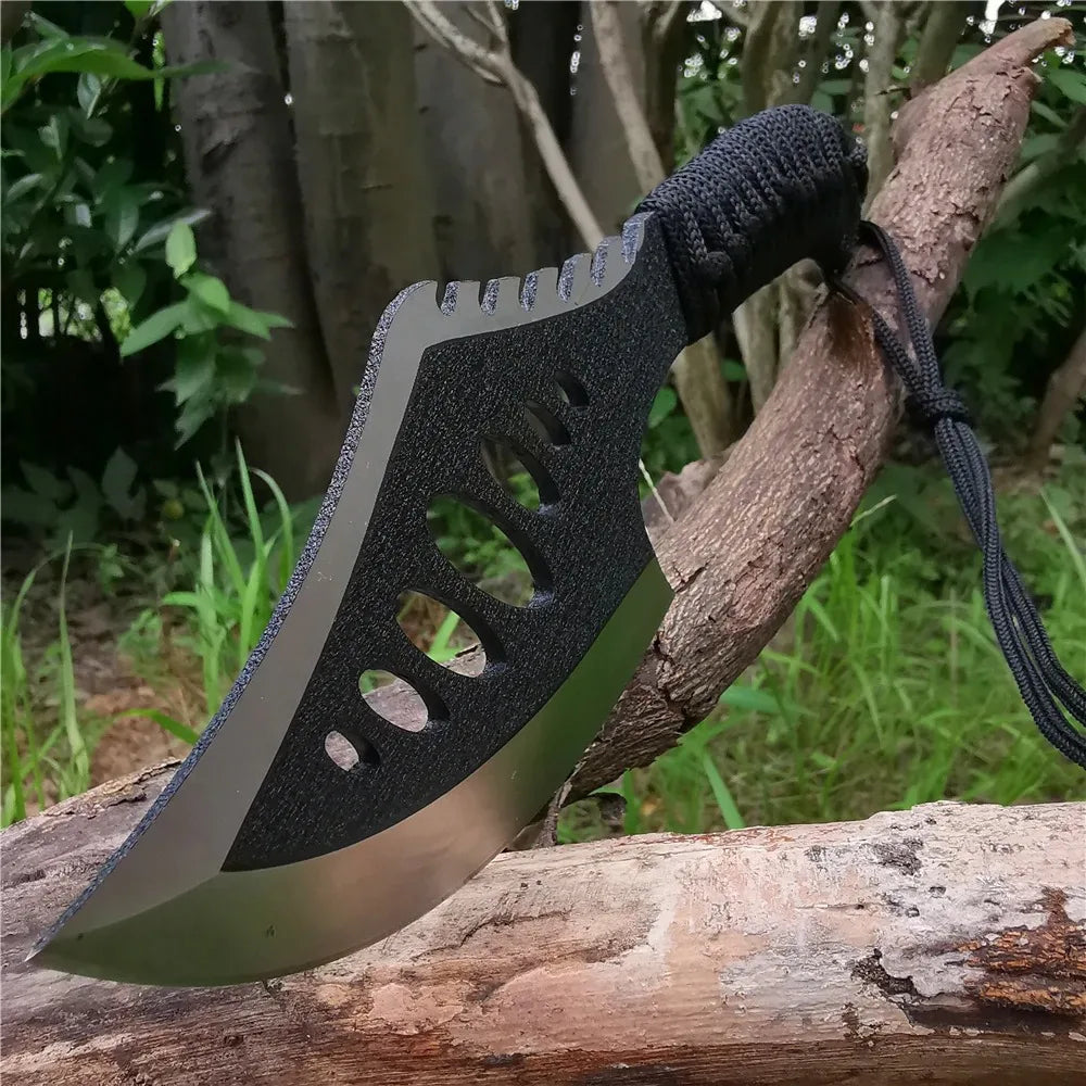 Portable Camping Axe & Knife Set, Full Tang 58HRC Non-Slip