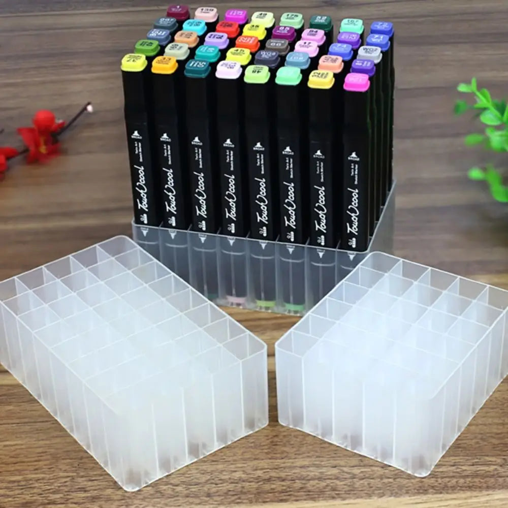 Large 12-100 Slot Pen & Brush Holder – Multifunction Stand