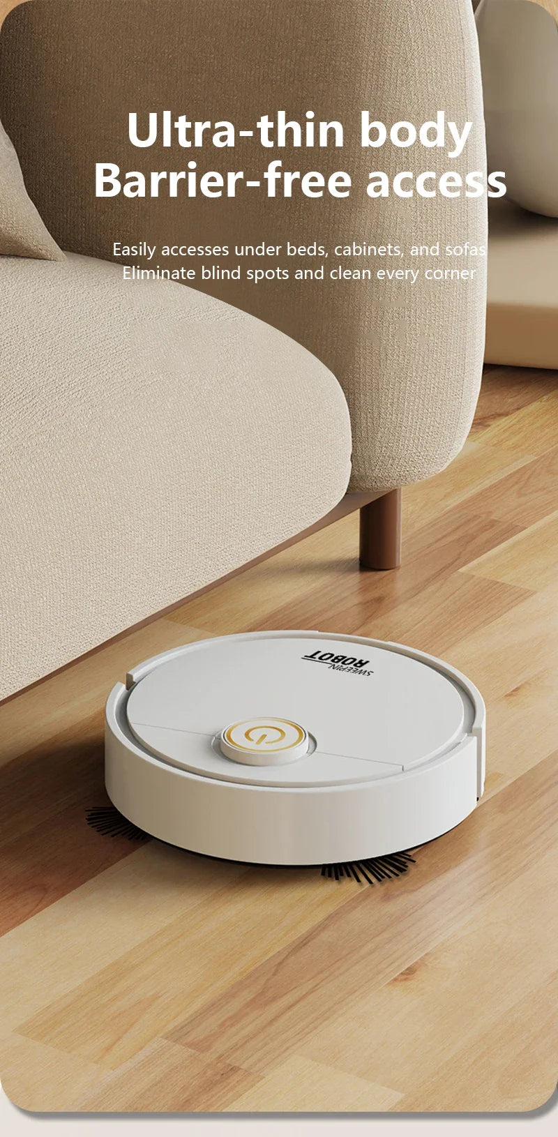 3-in-1 Smart Robot Vacuum Mop USB Rechargeable