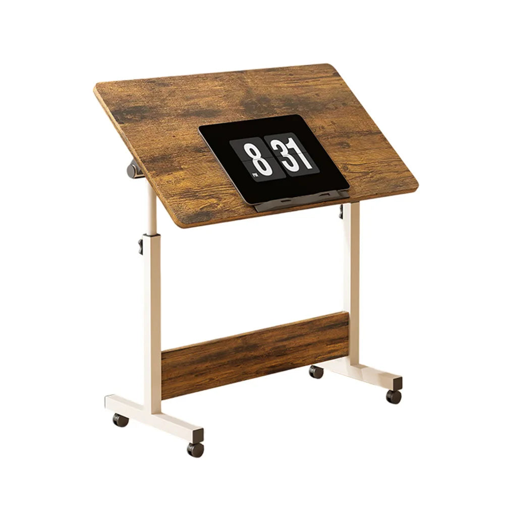 Adjustable Mobile Standing Desk with Wheels – 80x40cm