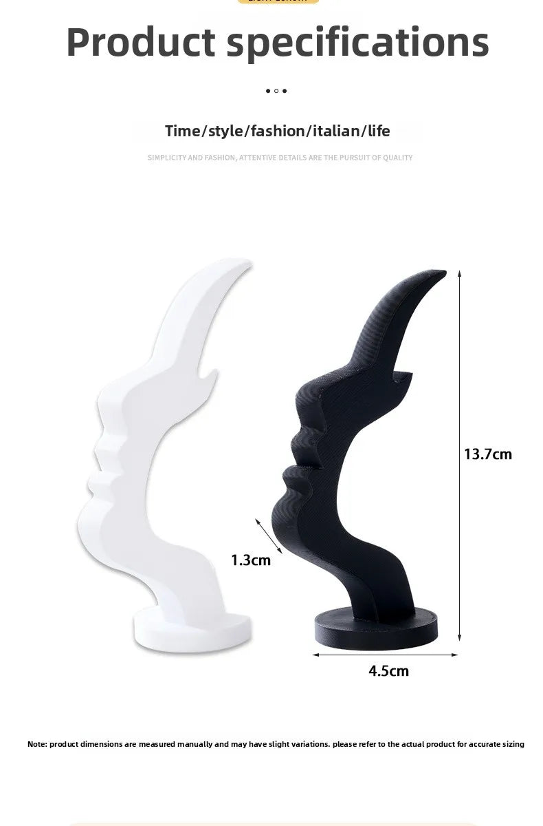 Creative Face-Shaped Eyeglass Holder, Minimalist Desktop Glasses Stand Organizer