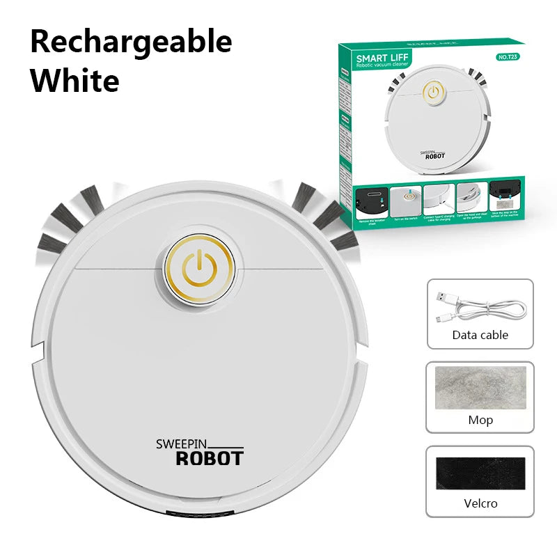 3-in-1 Smart Robot Vacuum Mop USB Rechargeable