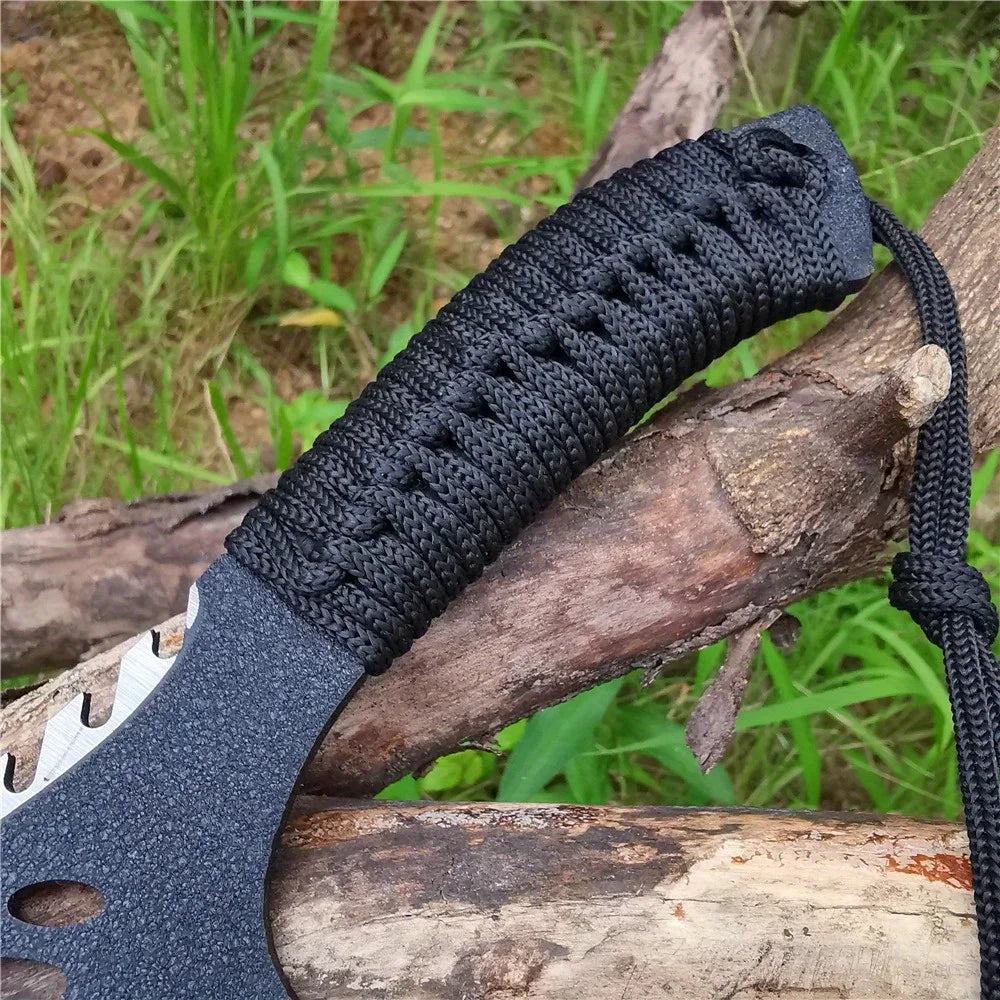 Portable Camping Axe & Knife Set, Full Tang 58HRC Non-Slip