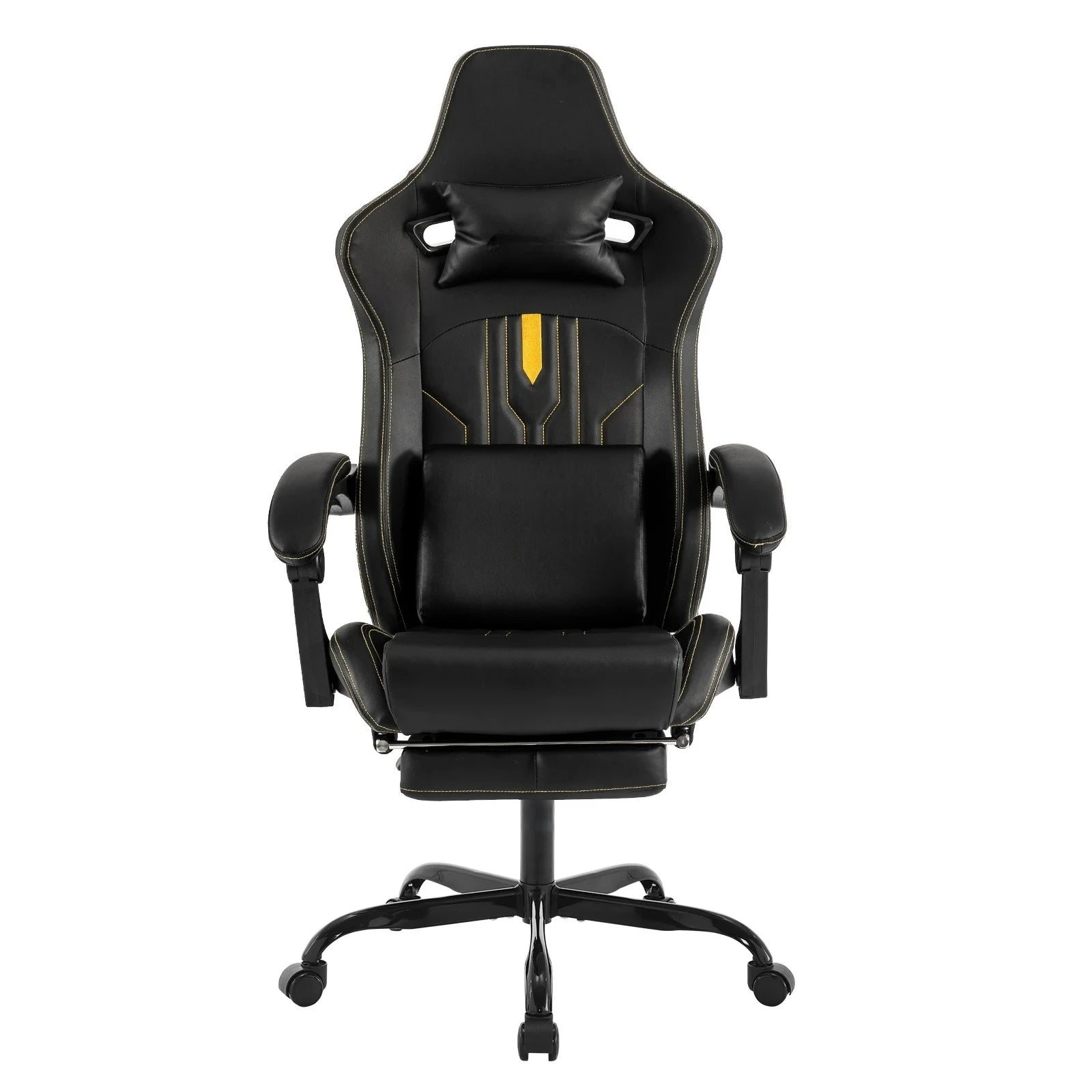 Ergonomic Office Chair with Footrest Adjustable Reclining Computer Chair Lumbar Support Massage Function Executive Work Chair