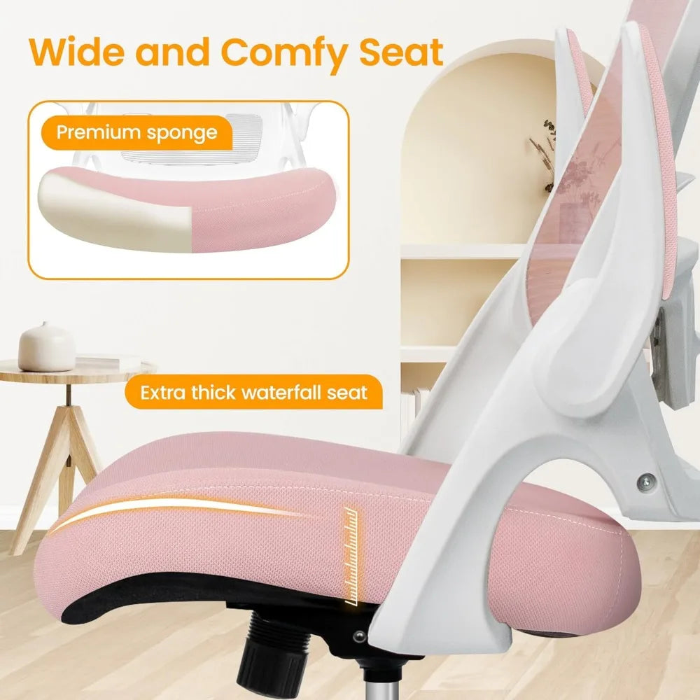 NEO CHAIR Ergonomic Adjustable Home Office Desk Chair High Back Computer Gaming Mesh Chair Comfy Task Adjustable Arms Lumbar
