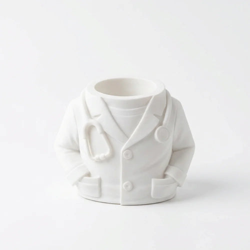 Creative Doctor and Nurse Figure Pen Holder Durable Multifunctional White Coat-Shaped Pen Holder 3D Printing Chic