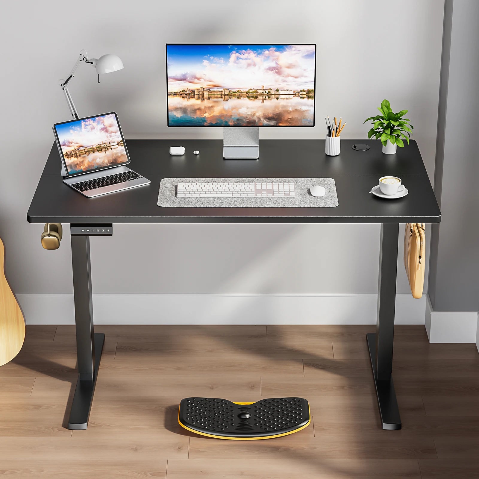 48-Inch Electric Standing Desk in Black