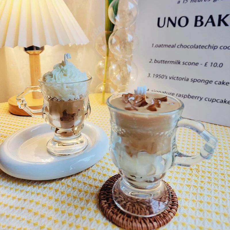 Soy Wax Iced Coffee Candle – Handmade Aromatherapy Decor