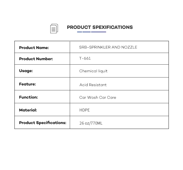 Refillable Cleaning Spray Bottle