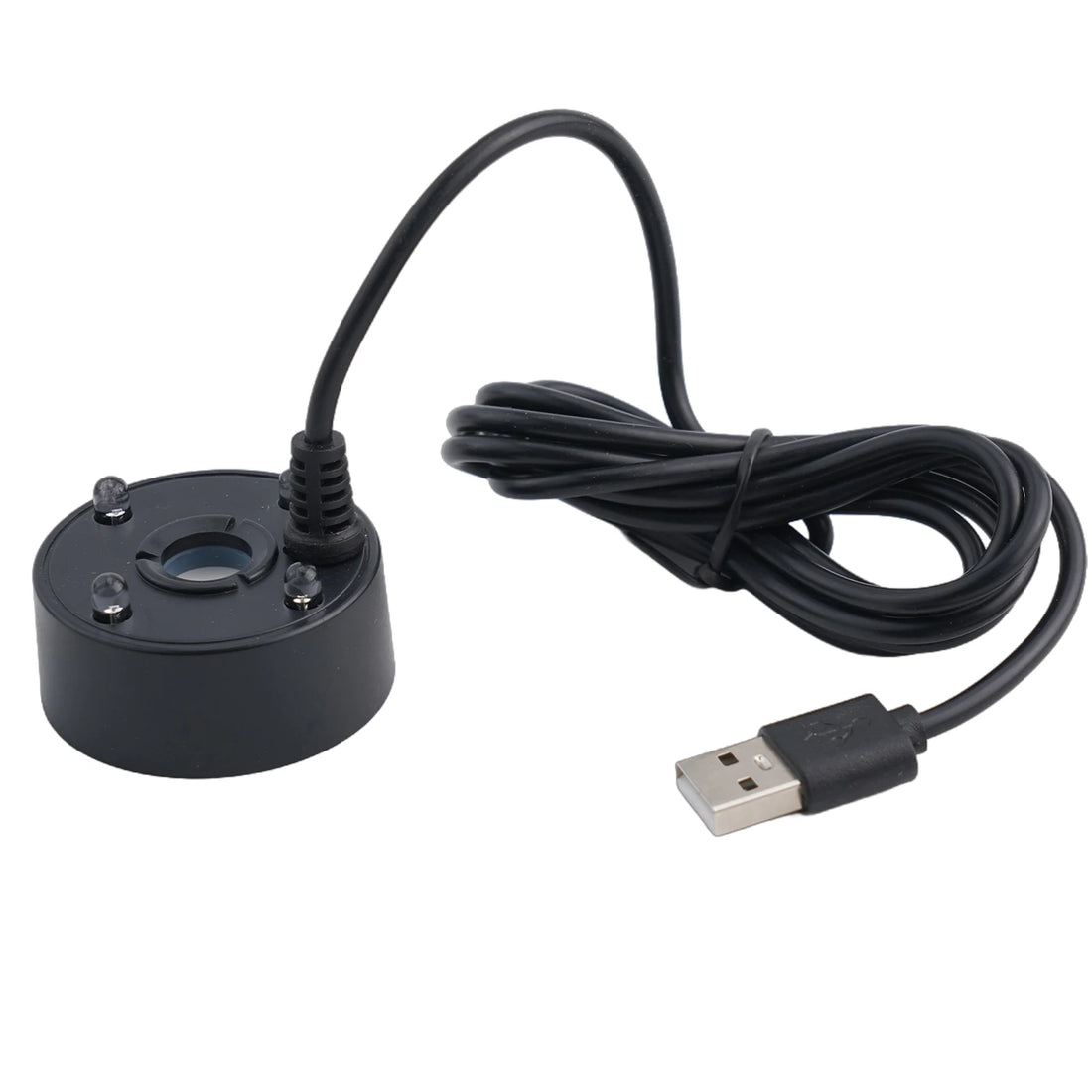5V USB Mist Maker Fogger With Fog Maker Machine LED Colorful Lights Small Rockery Water Fish Tank Landscape Spray