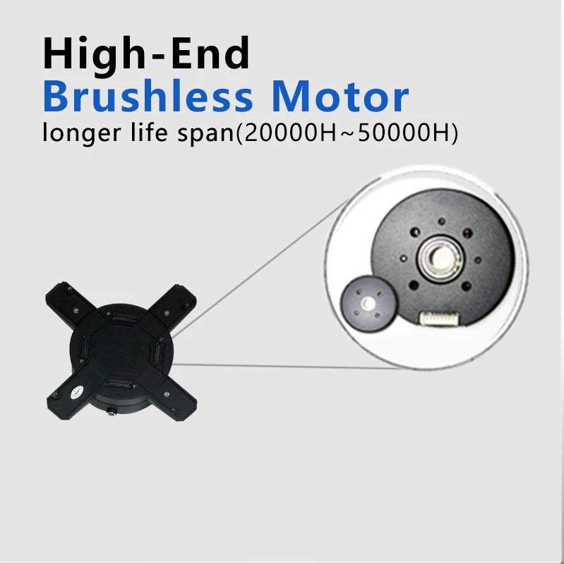 3D Hologram Fan for Advertising/Stage/Wedding Air Floating LED Display, High Brightness Holographic Fan 24H Continuous Working