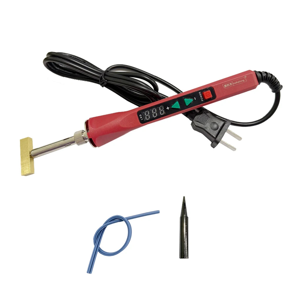 100W 220V Soldering Iron Kit with T Heads & Temp Control