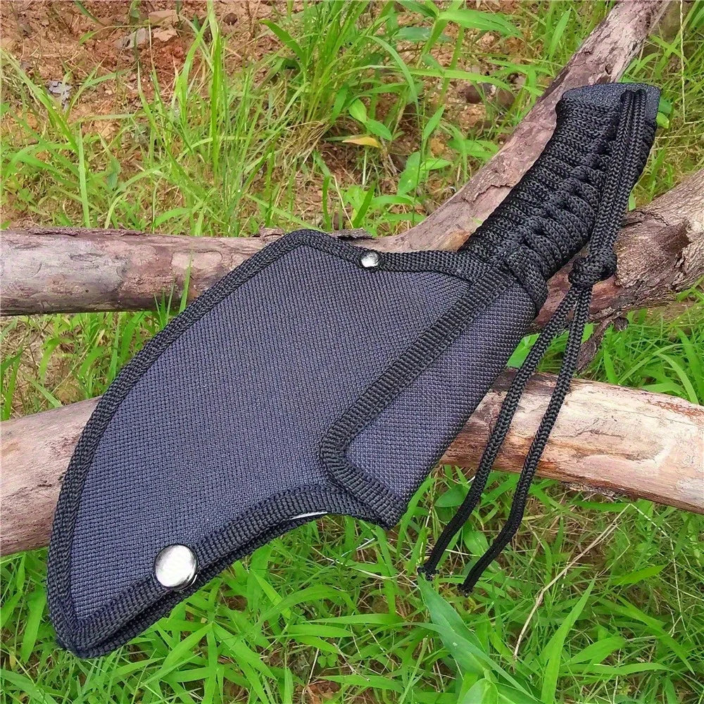 Portable Camping Axe & Knife Set, Full Tang 58HRC Non-Slip