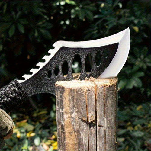 Portable Camping Axe & Knife Set, Full Tang 58HRC Non-Slip