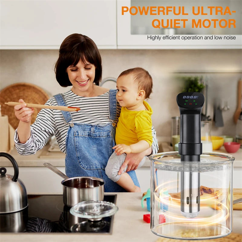 1800W Sous Vide Immersion Cooker LED Waterproof Precision