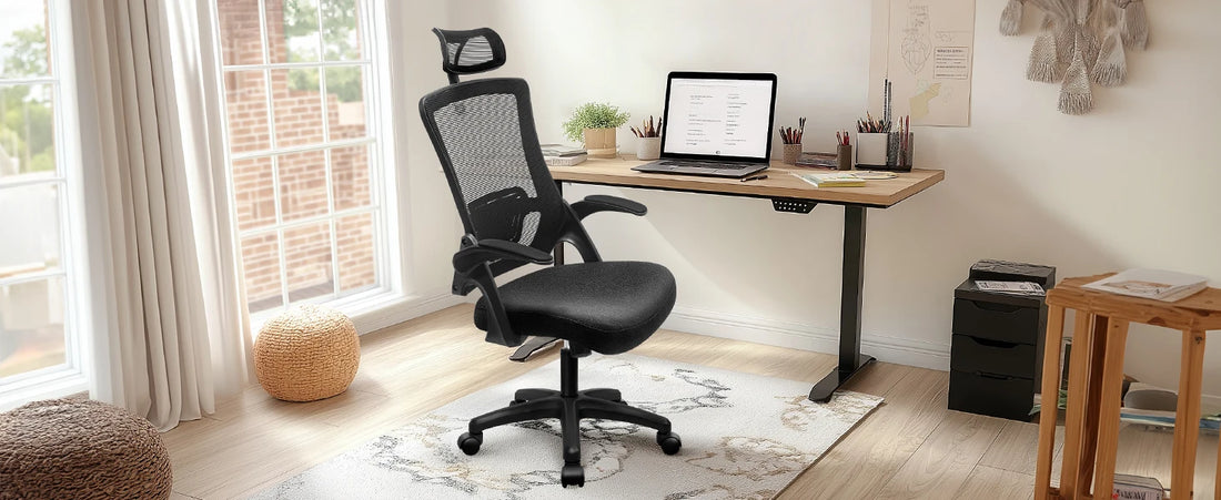 NEO CHAIR Ergonomic Adjustable Home Office Desk Chair High Back Computer Gaming Mesh Chair Comfy Task Adjustable Arms Lumbar