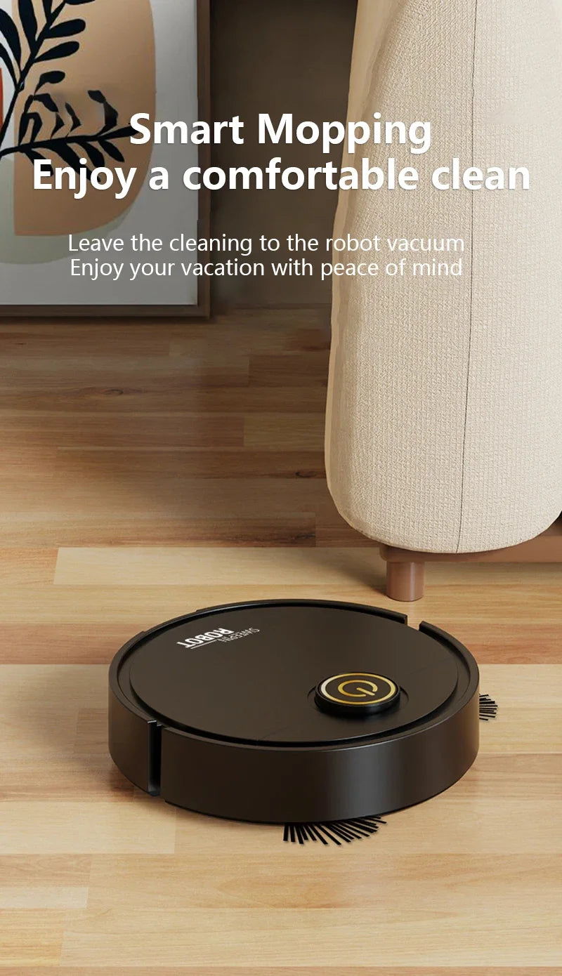 3-in-1 Smart Robot Vacuum Mop USB Rechargeable