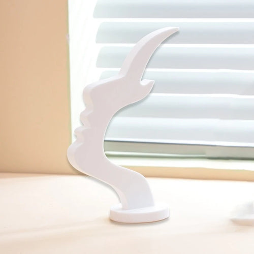 Creative Face-Shaped Eyeglass Holder, Minimalist Desktop Glasses Stand Organizer