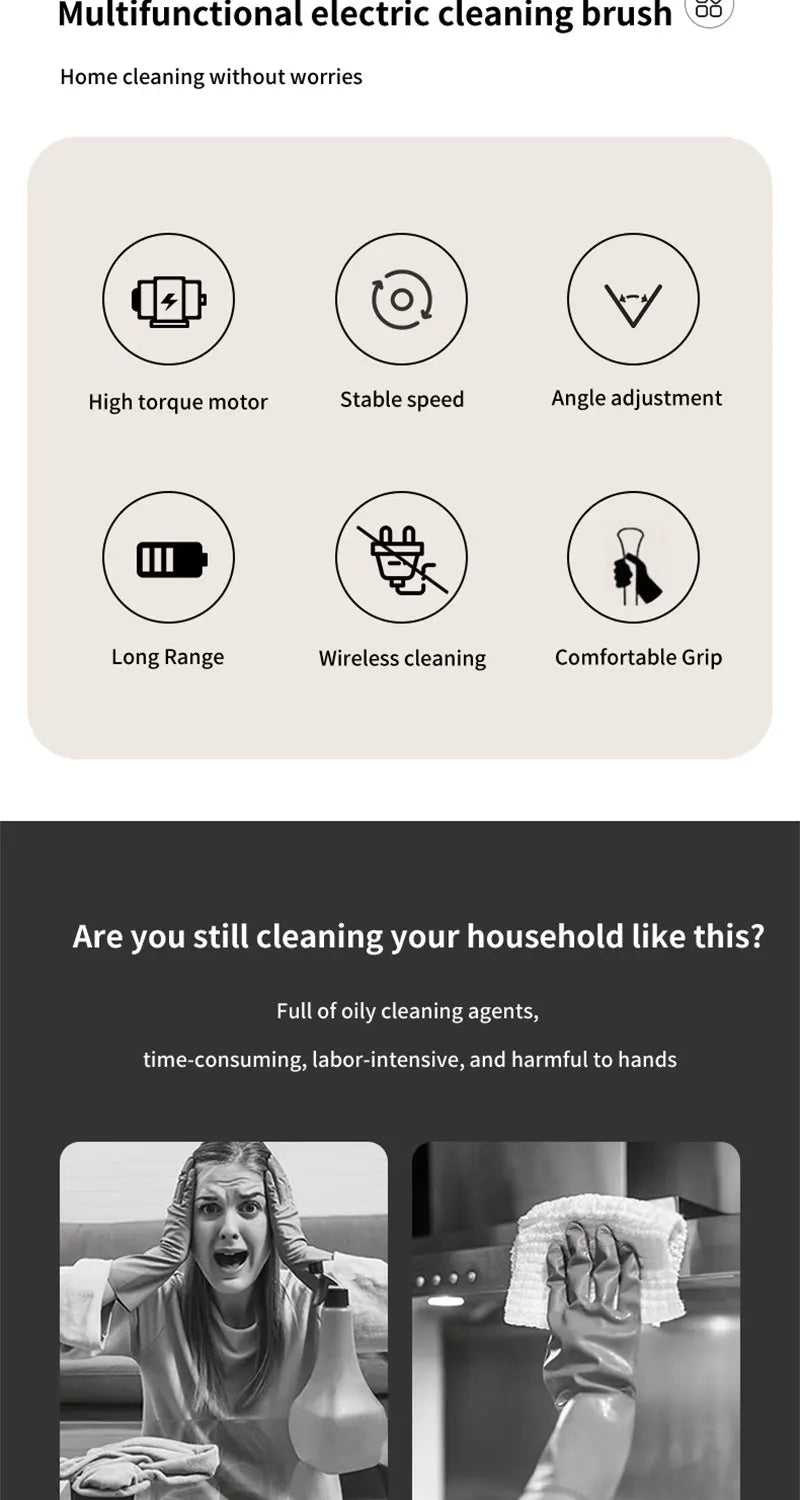 Cordless Electric Cleaning Brush
