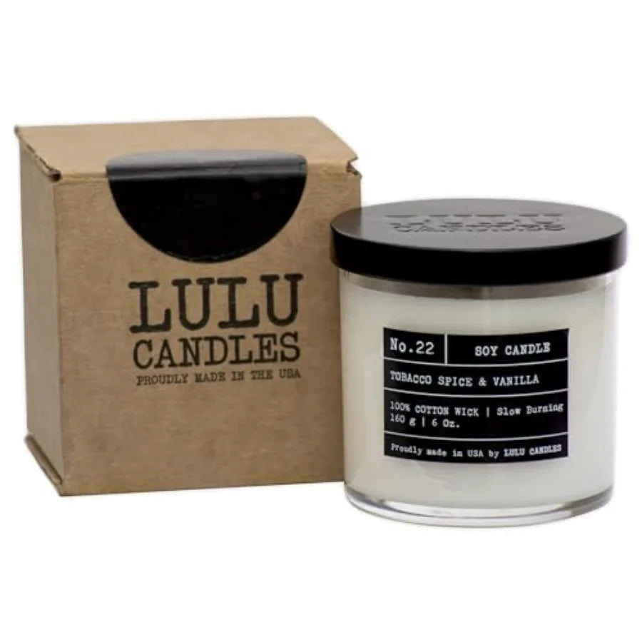 Lavender Bergamot Luxury Scented Soy Candle – Long Lasting