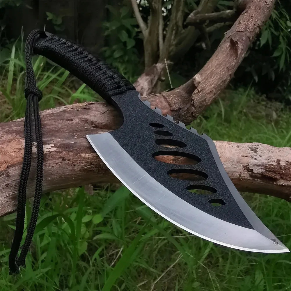 Portable Camping Axe & Knife Set, Full Tang 58HRC Non-Slip
