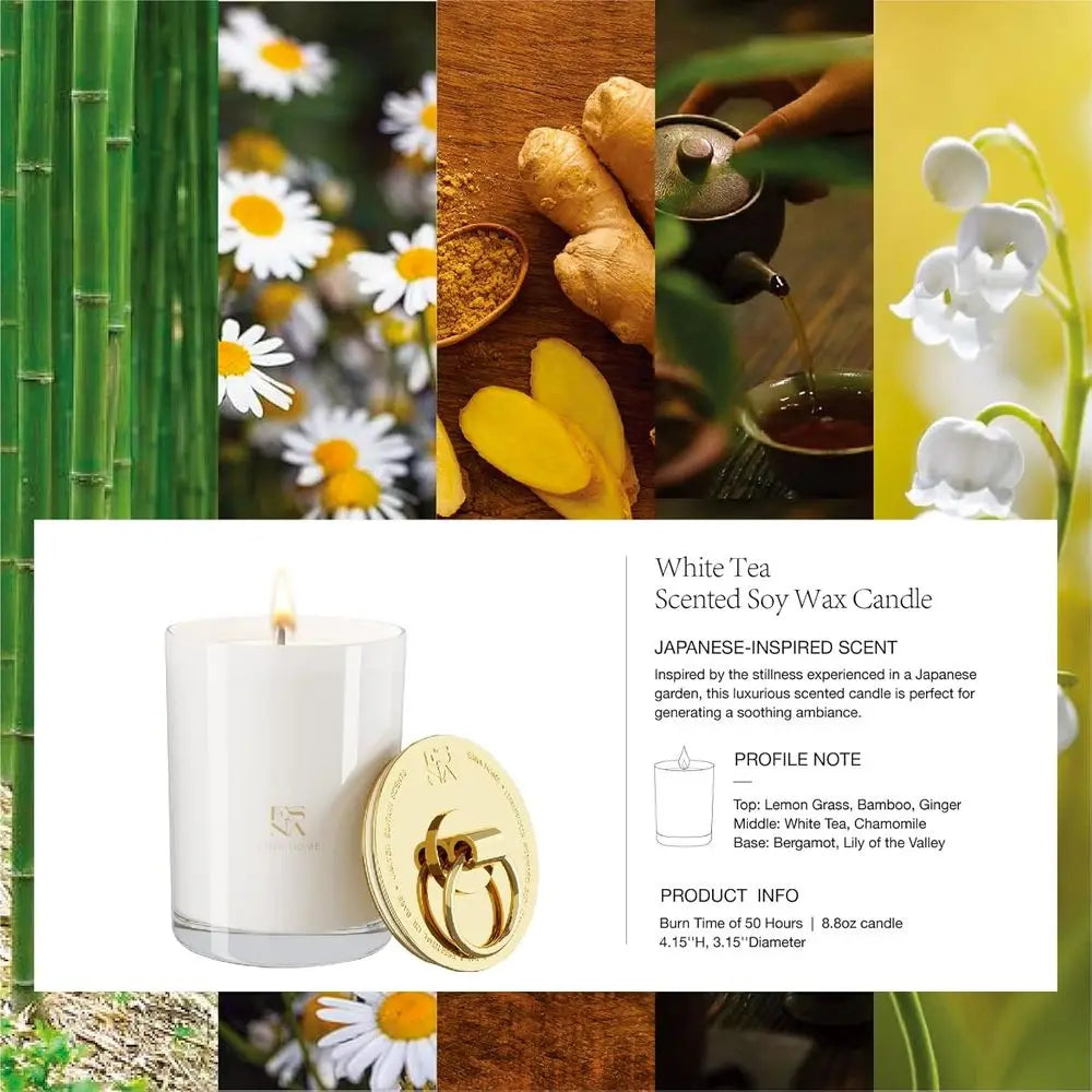 Luxury Soy Candles – Hand-Poured Vegan Aromatherapy