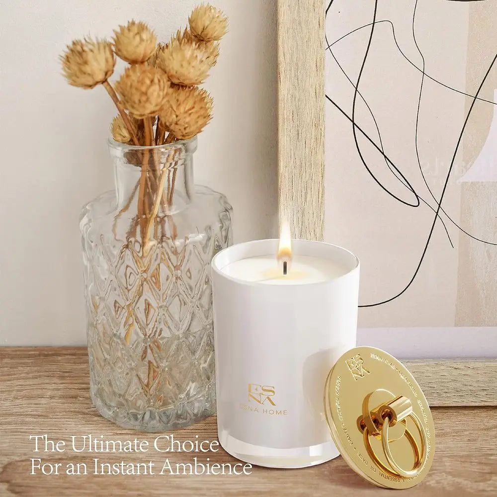 Luxury Soy Candles – Hand-Poured Vegan Aromatherapy