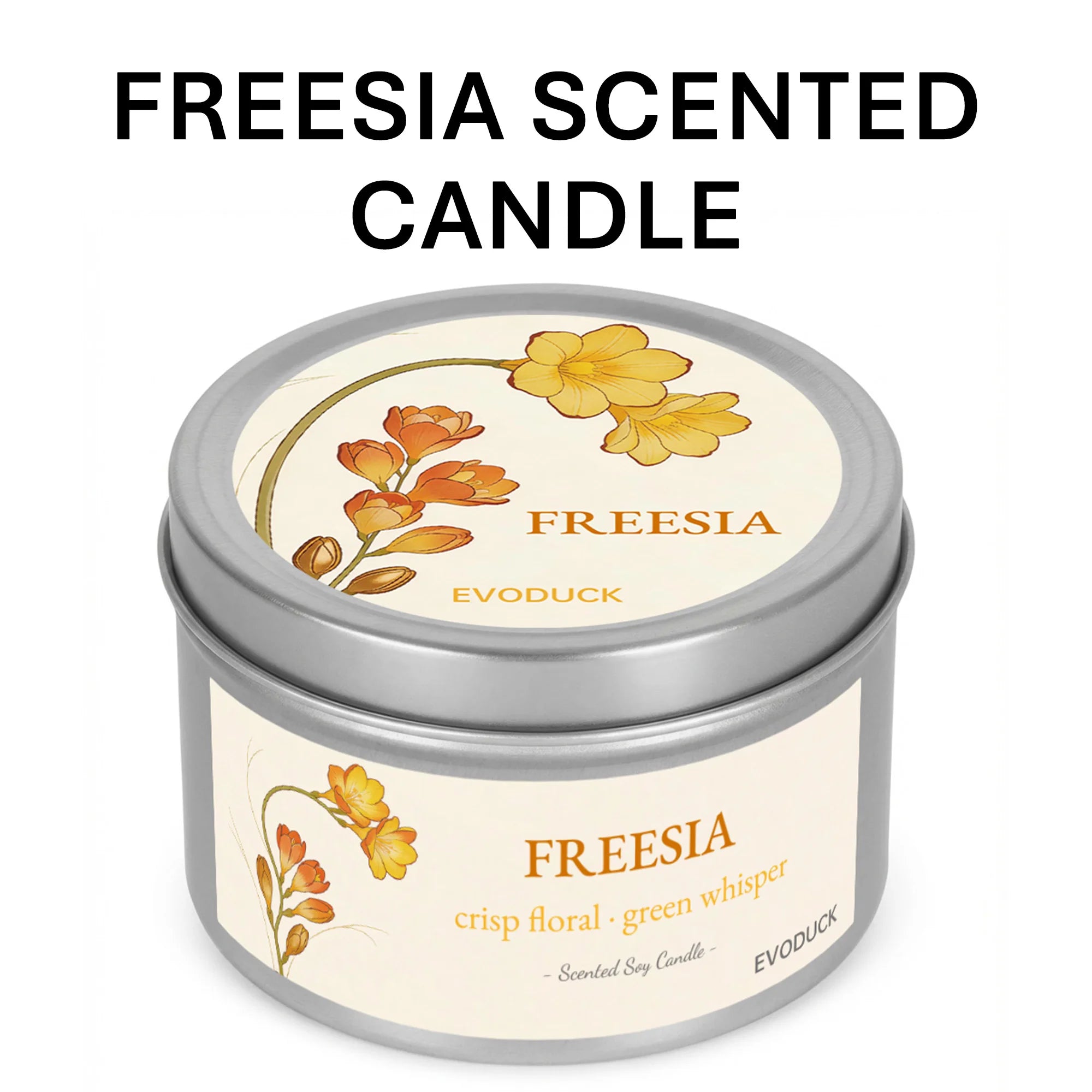 White Tea & Peony Candle – 3oz Soothing Gift for Women