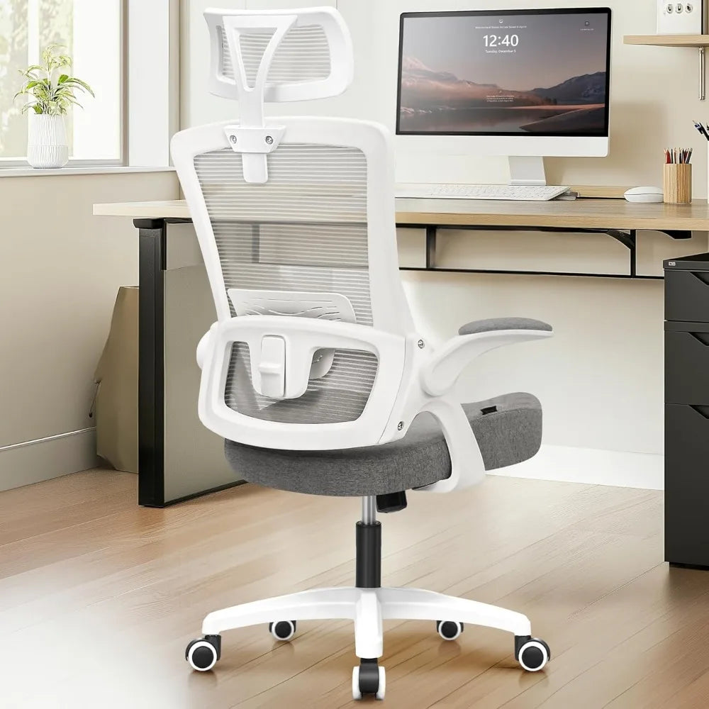 NEO CHAIR Ergonomic Adjustable Home Office Desk Chair High Back Computer Gaming Mesh Chair Comfy Task Adjustable Arms Lumbar