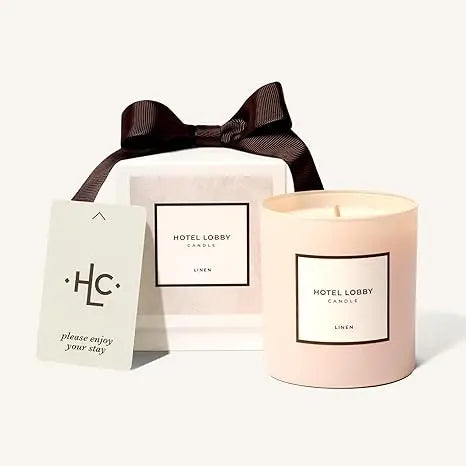 Luxury Soy Candle – Pink Pepper, Linen & Sandalwood Scent
