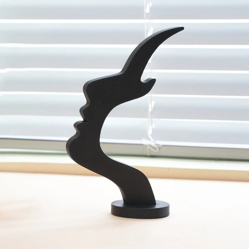 Creative Face-Shaped Eyeglass Holder, Minimalist Desktop Glasses Stand Organizer