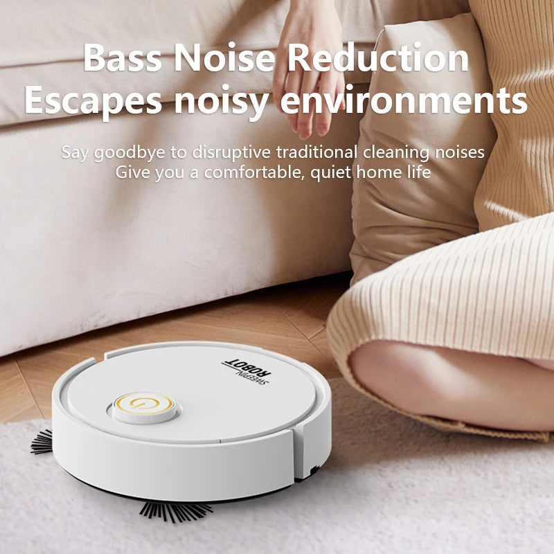 3-in-1 Smart Robot Vacuum Mop USB Rechargeable