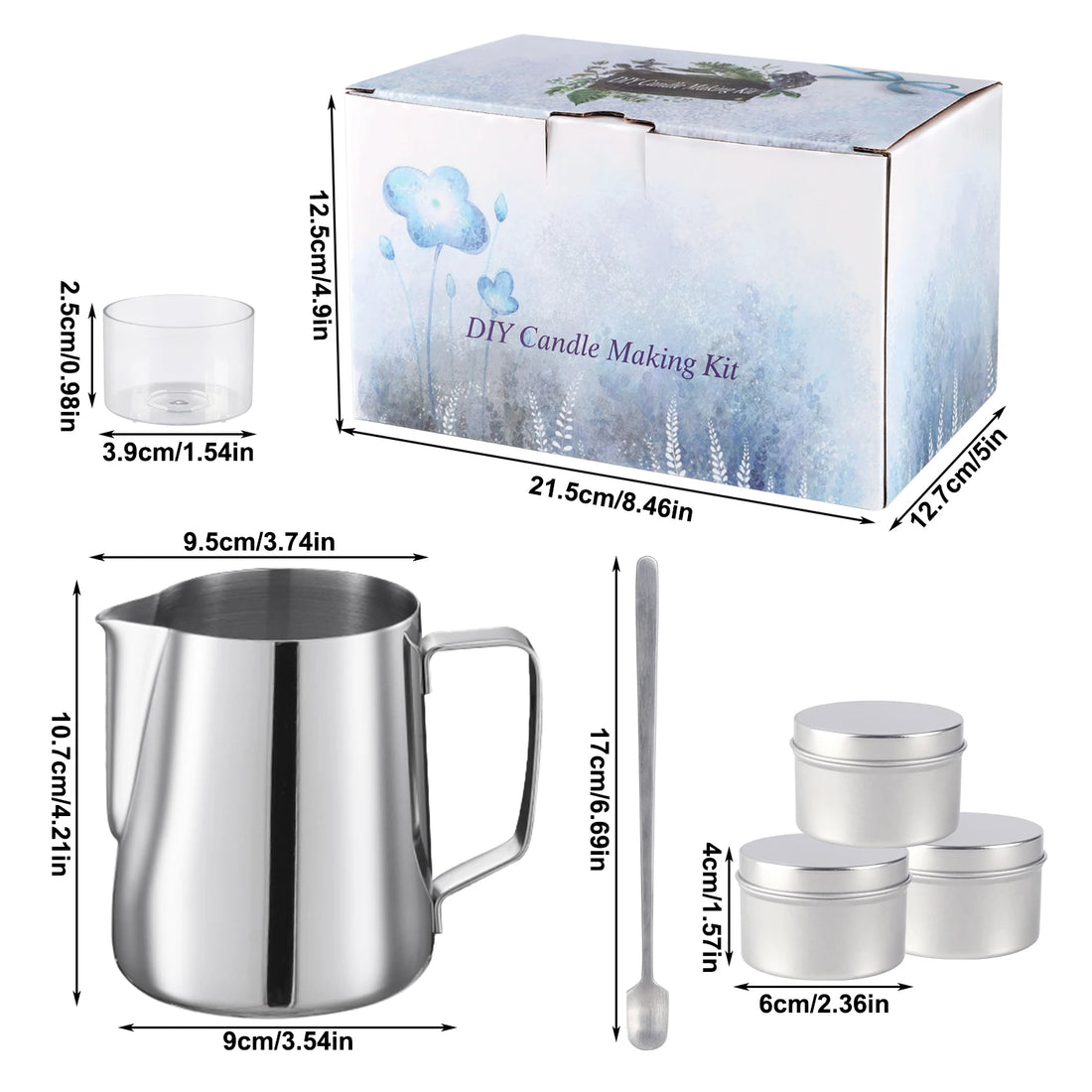 DIY Soy Candle Kit with Essential Oils – Handcrafted Aroma