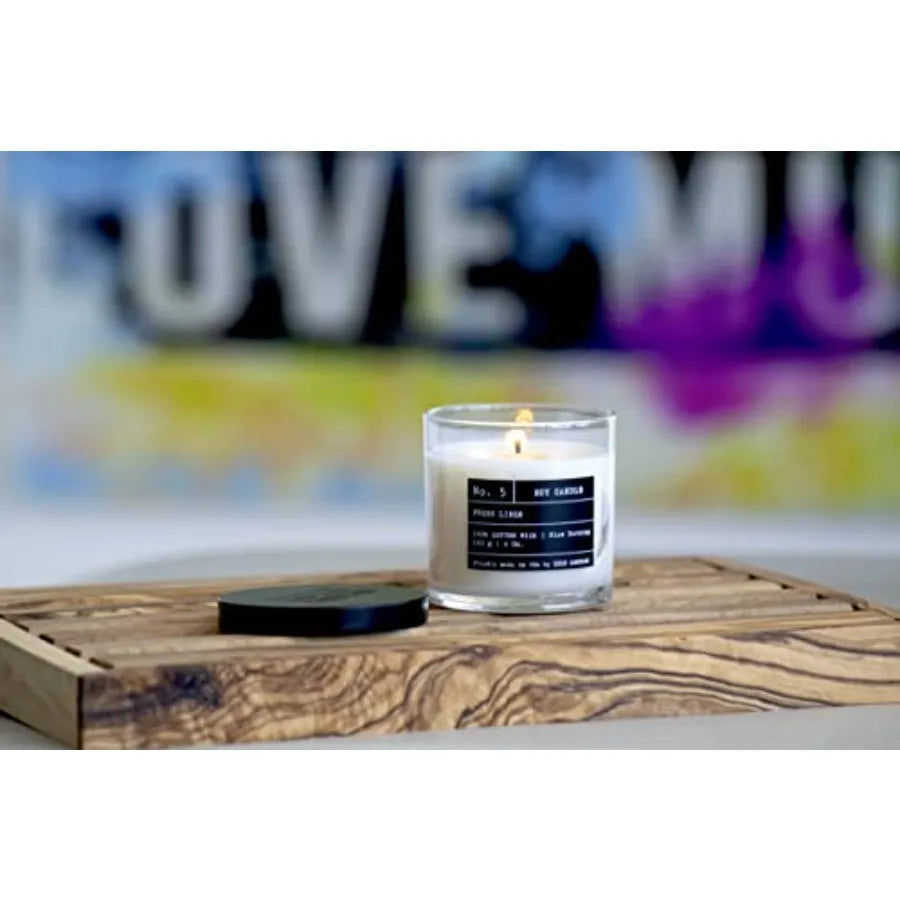 Lavender Bergamot Luxury Scented Soy Candle – Long Lasting