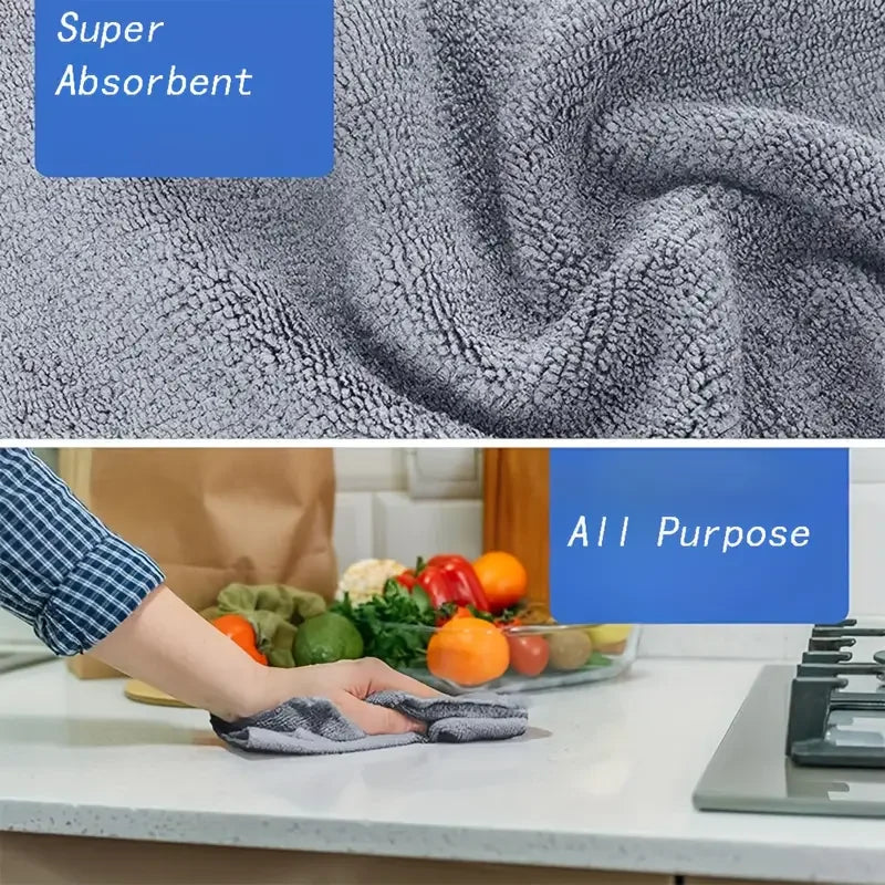 Reusable Bamboo Cleaning Cloth Set