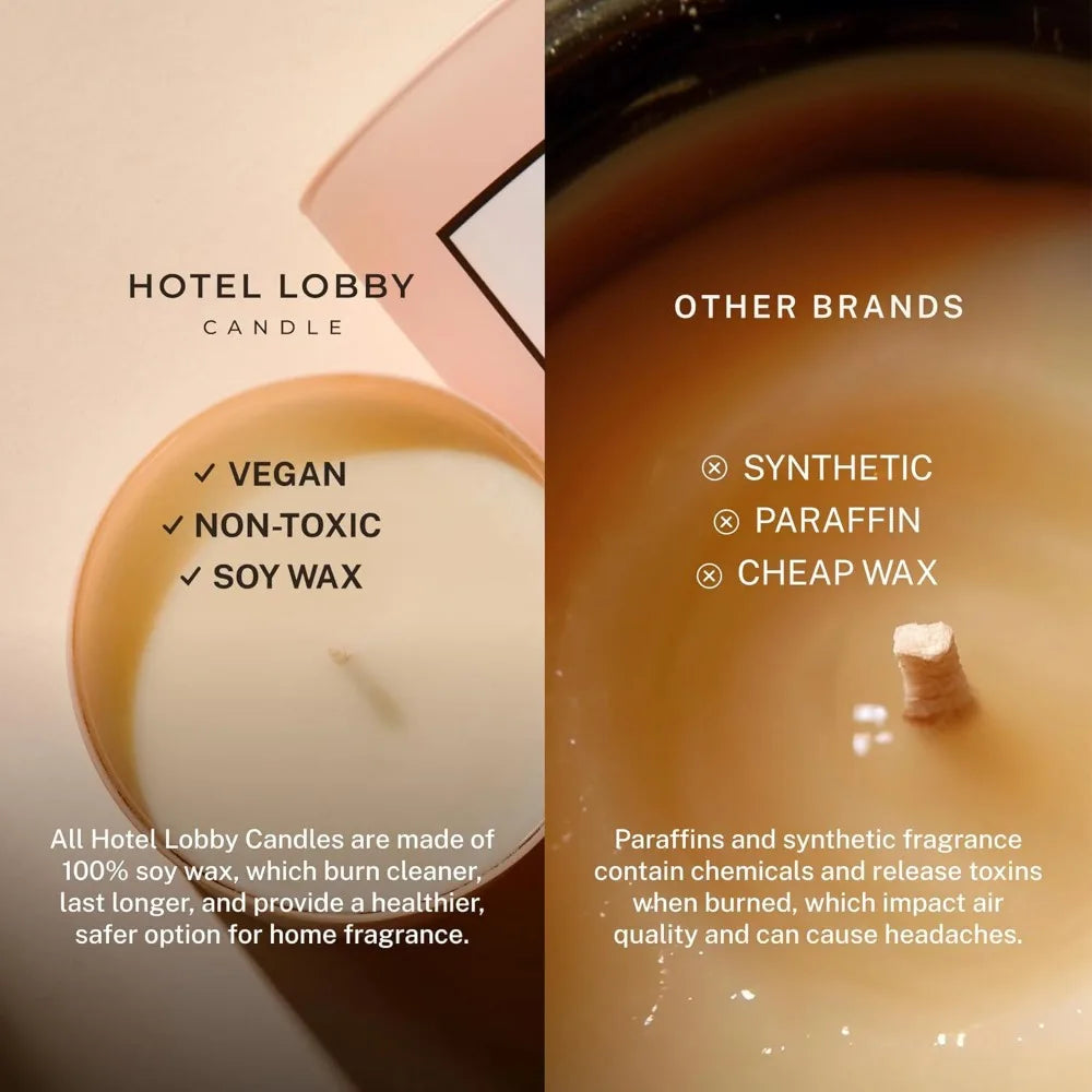 Luxury Soy Candle – Pink Pepper, Linen & Sandalwood Scent