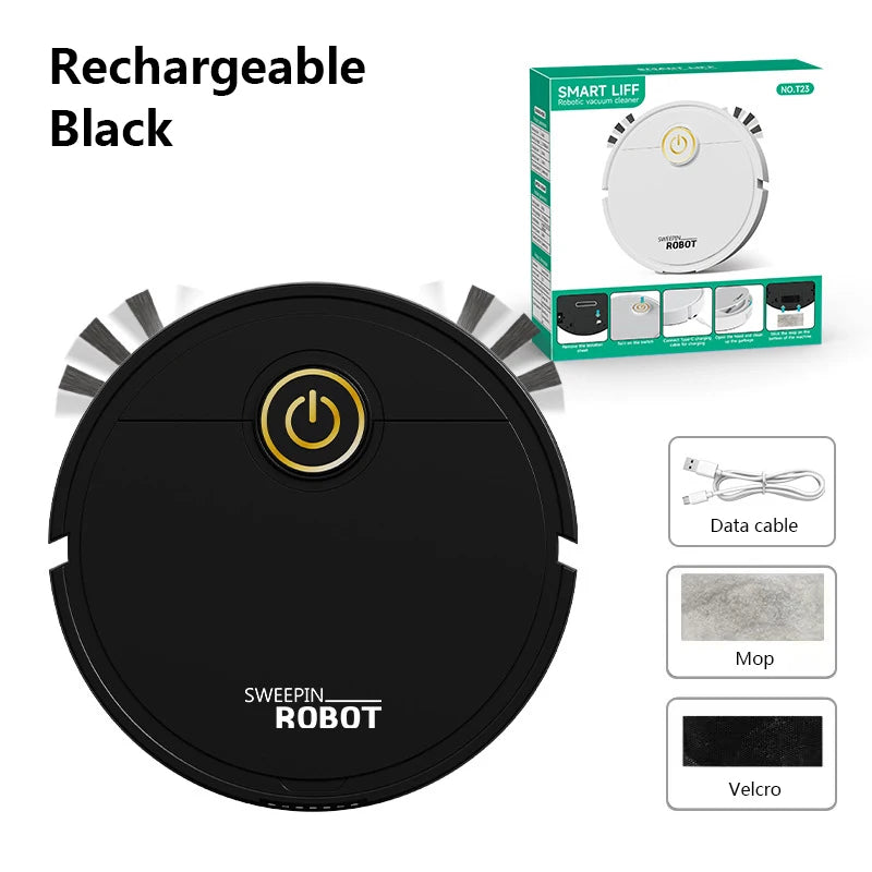 3-in-1 Smart Robot Vacuum Mop USB Rechargeable