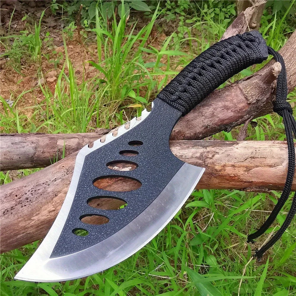 Portable Camping Axe & Knife Set, Full Tang 58HRC Non-Slip