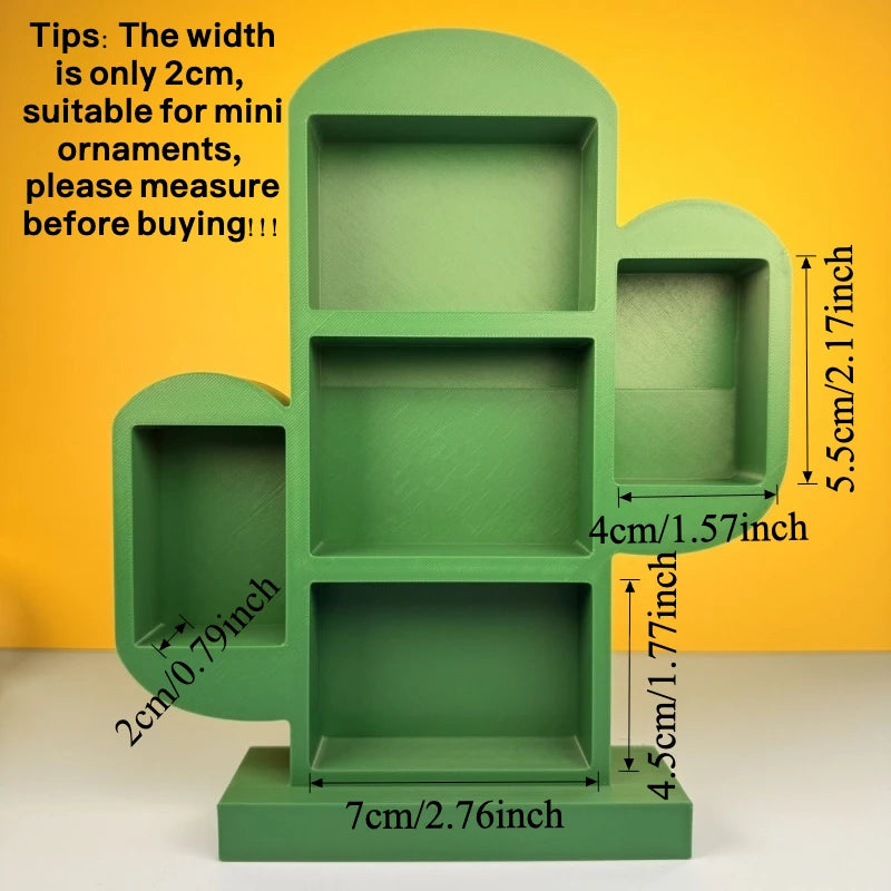 Kawaii Red Apple Mini Display Storage Box Creative Rack Storage Rack Desktop for Trendy Figure Pops Mart Blind Box Wholesales