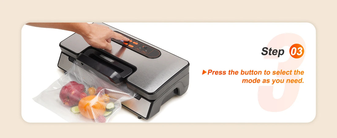 130W 90Kpa Vacuum Sealer Machine with 10 Bags Kitchen