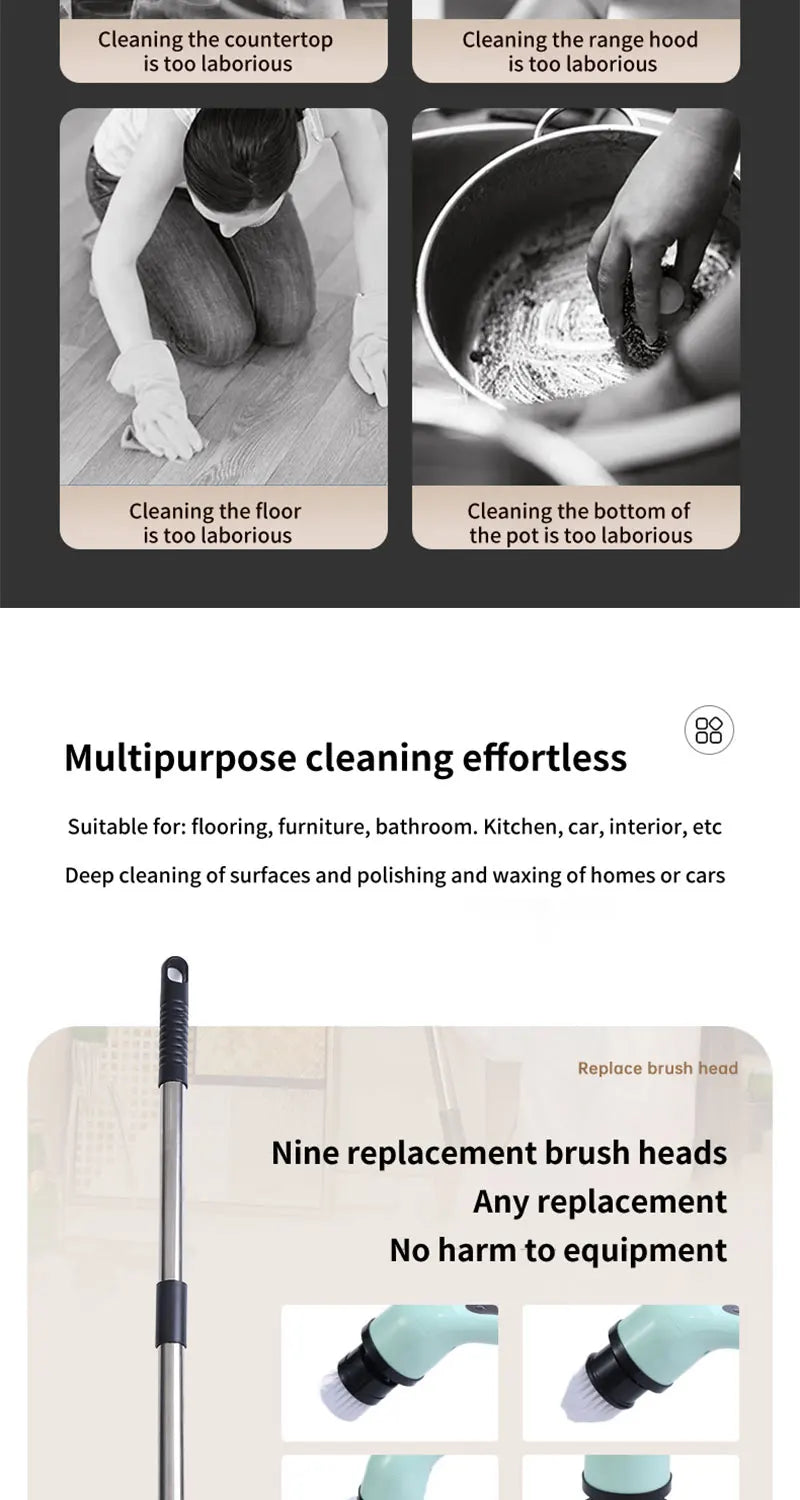 Cordless Electric Cleaning Brush