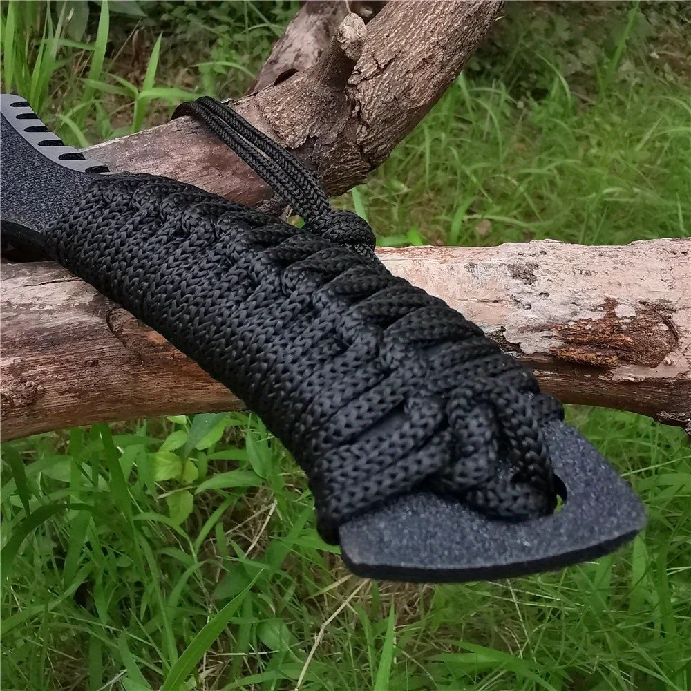 Portable Camping Axe & Knife Set, Full Tang 58HRC Non-Slip